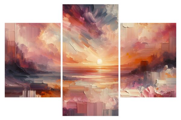 Kép - Festett alkonyat (90x60 cm)