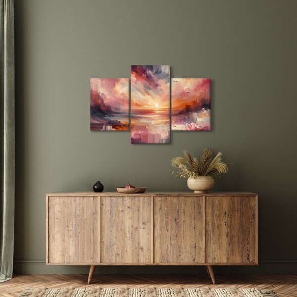 Kép - Festett alkonyat (90x60 cm)