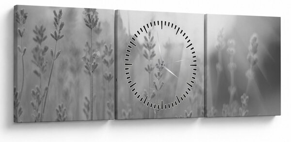Kép - Levendula (órával) (90x30 cm)