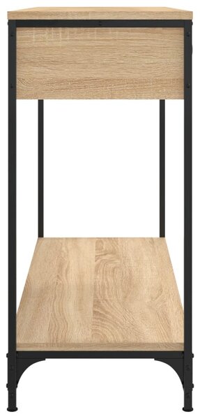 Sonoma tölgy színű szerelt fa dohányzóasztal 100 x 34,5 x 75 cm