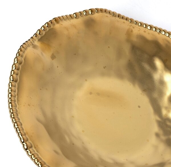 KARE Bell Gold Porcelán Dísztányér 36 cm Arany