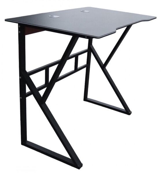 Játék számítógépasztal GAMER STL20CZ 100x60 cm fekete