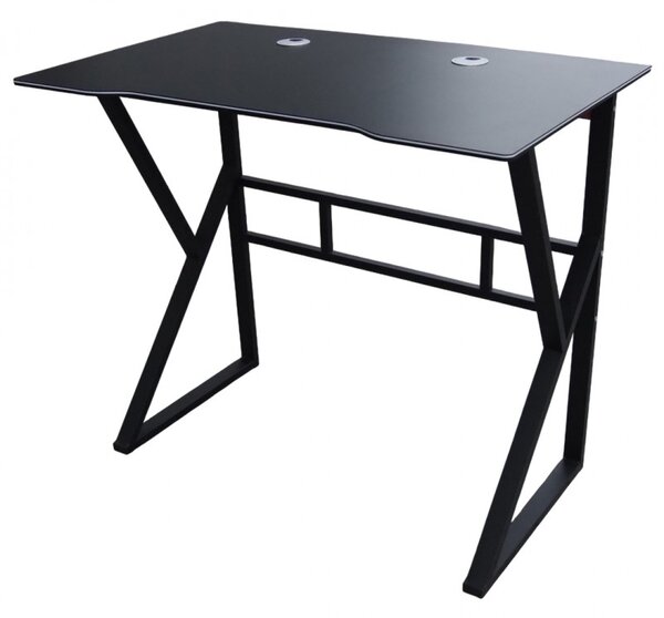 Játék számítógépasztal GAMER STL20CZ 100x60 cm fekete