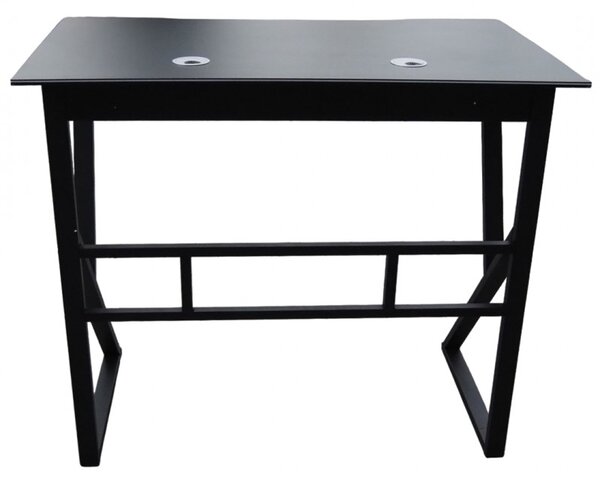Játék számítógépasztal GAMER STL20CZ 100x60 cm fekete