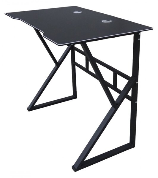 Játék számítógépasztal GAMER STL20CZ 100x60 cm fekete