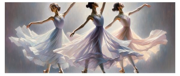 Kép - Három balerina (120x50 cm)