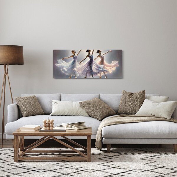 Kép - Három balerina (120x50 cm)