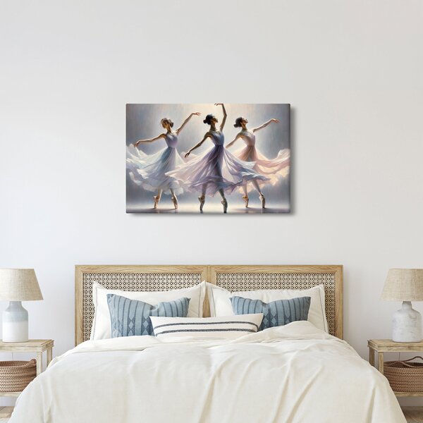 Kép - Három balerina (90x60 cm)