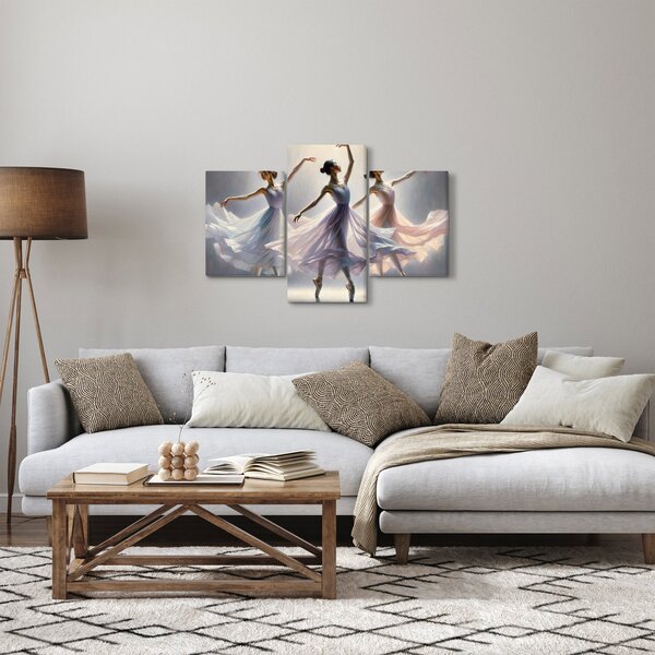 Kép - Három balerina (90x60 cm)