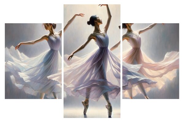 Kép - Három balerina (90x60 cm)
