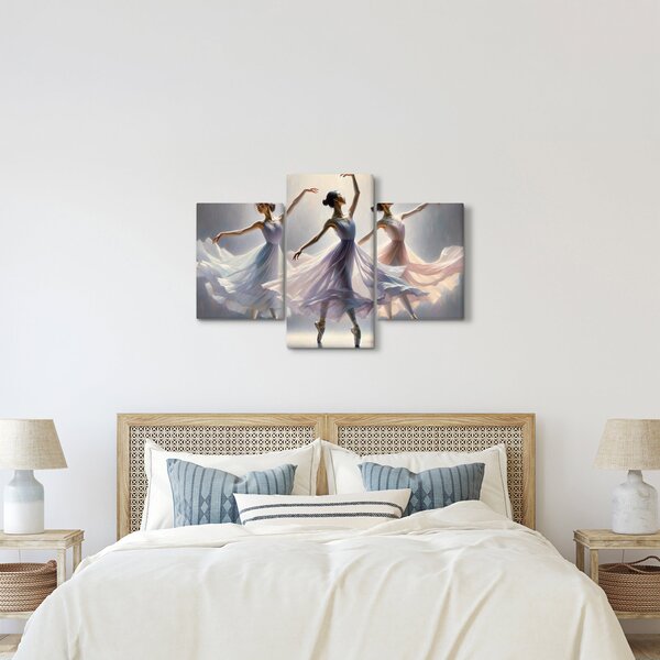 Kép - Három balerina (90x60 cm)