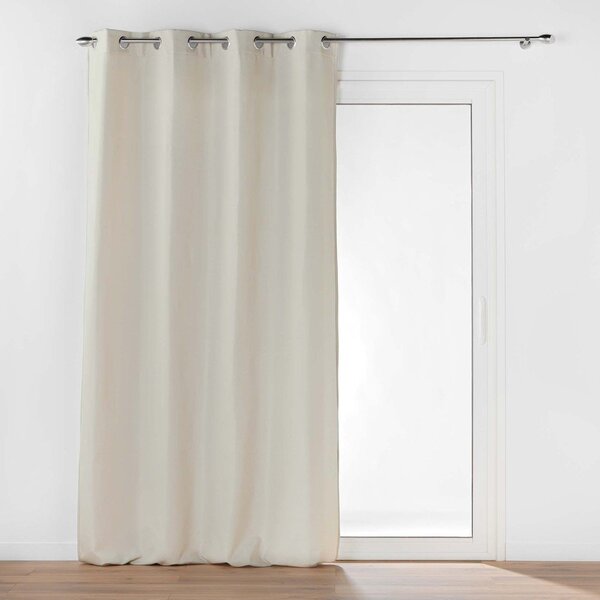 Bézs mikroszálas termo függöny 135x260 cm Micropolar – douceur d'intérieur