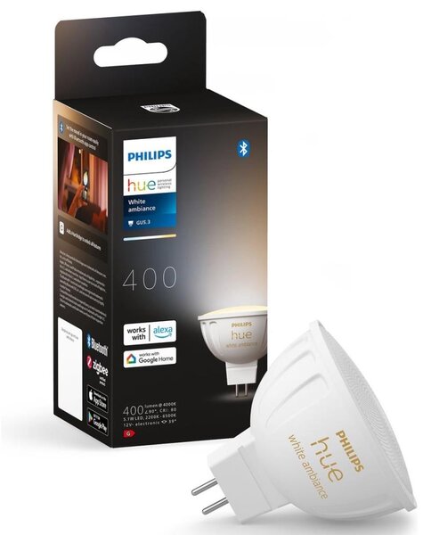Philips LED Dimmelhető izzó Philips Hue WA GU5,3/MR16/5,1W/12V 2200-6500K P5826