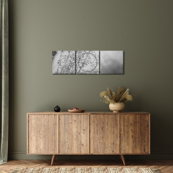 Kép - Mező az eső után (órával) (90x30 cm)