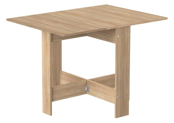 Bővíthető étkezőasztal tölgyfa dekorral 76x28 cm Papillon – TemaHome