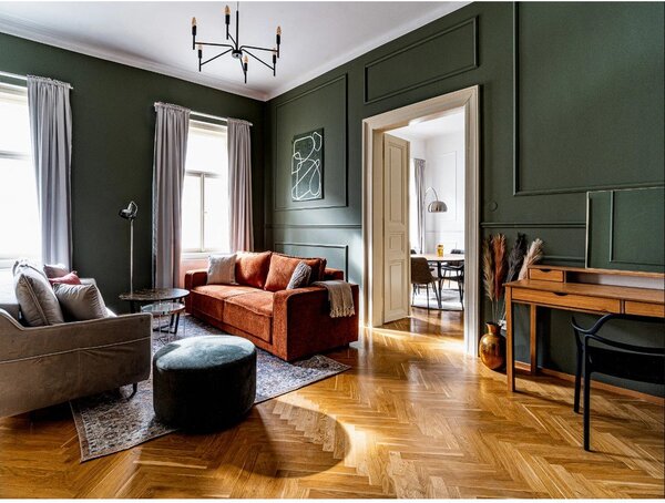 Bézs kinyitható kanapé Emile - Bobochic Paris