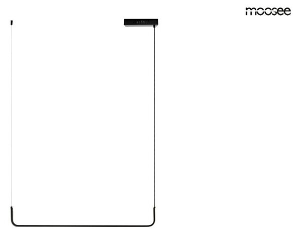 Moosee Shape 90 Minimál Alumínium Függőlámpa Fekete LED