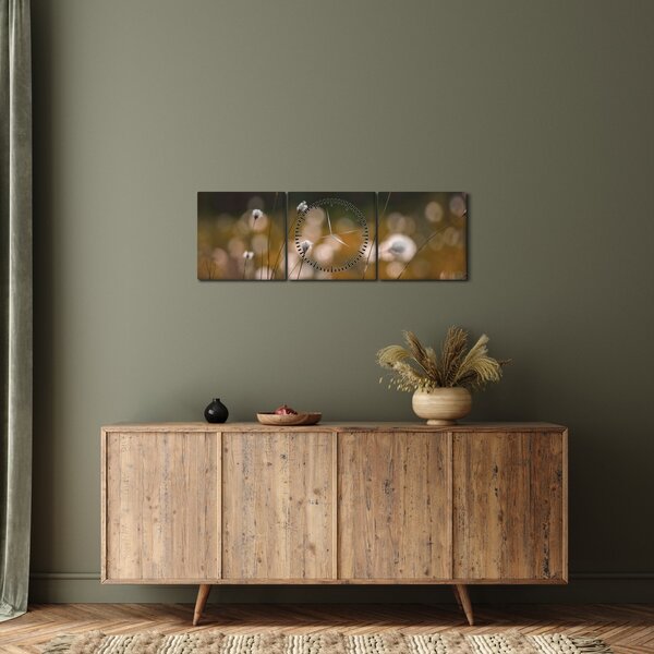 Kép - Gyapotfűvel borított rét N⁰2 (órával) (90x30 cm)