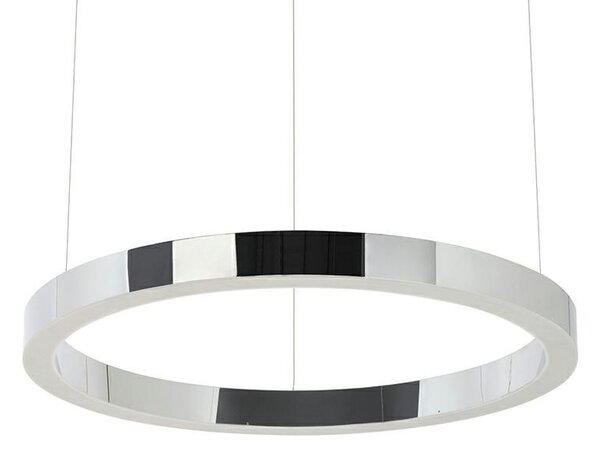 King Home Ring 60 LED Polírozott Acél Függőlámpa Ezüst