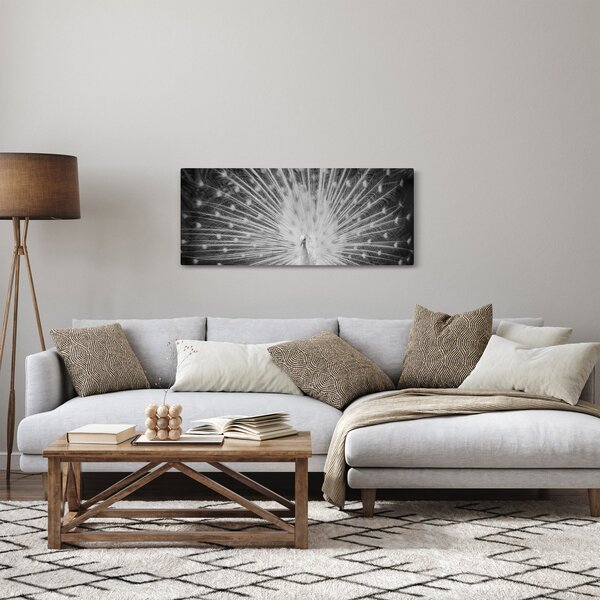 Kép - Fehér páva (120x50 cm)