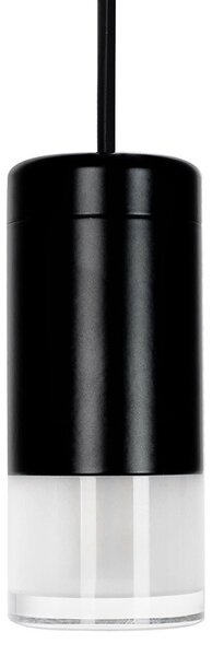 King Home Flusso Wall 3 LED Fali Lámpa Szatén Üveg Fekete Modern