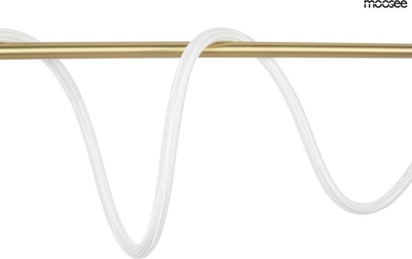 Moosee Serpiente 120 Függőlámpa Arany Textil Hullám LED