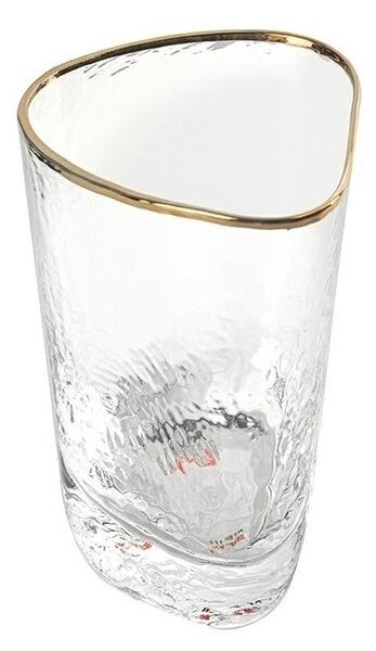 Kare Design Hommage Kézműves Üvegpohár Arany Szegéllyel 450ml