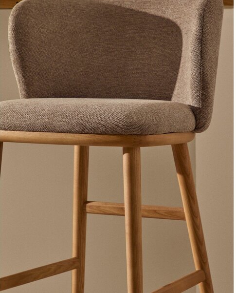 Világosbarna bárszék (ülésmagasság 65 cm) Ciselia – Kave Home