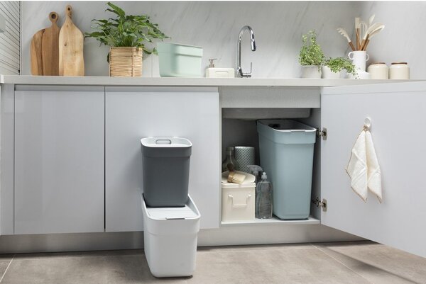 Világoszöld újrahasznosított műanyag szelektív szemetes 30 l Ready To Collect – Curver