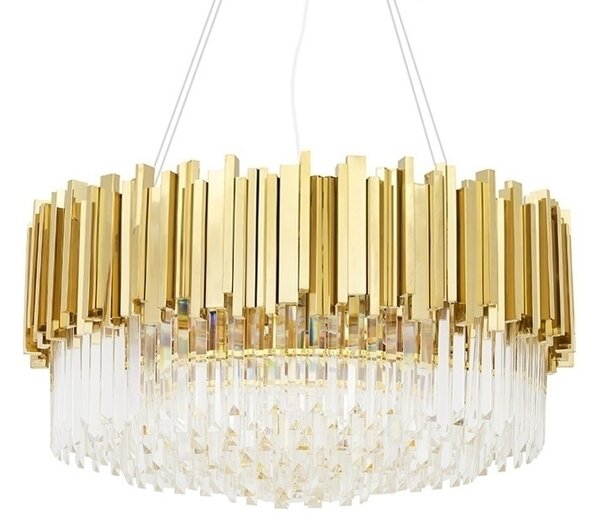 King Home Imperial Gold 80 Kristály Függőlámpa Arany
