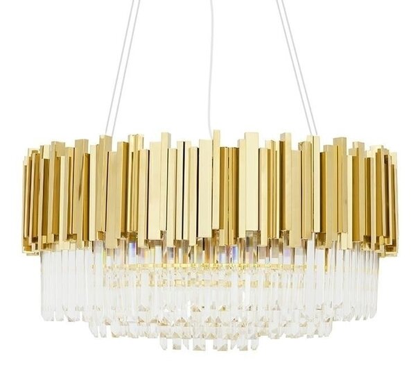 King Home Imperial Gold 80 Kristály Függőlámpa Arany