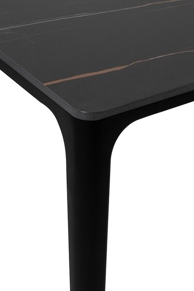King Home SLIM 240 Kerámia Étkezőasztal Fekete Márvány