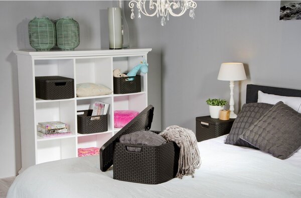 Szürke fedeles műanyag tárolódoboz 33x44,5x25 cm Style – Curver