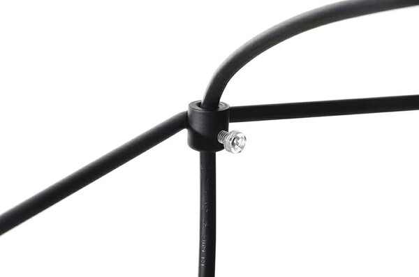 King Home Flusso 8 Geometrikus Fekete LED Függőlámpa
