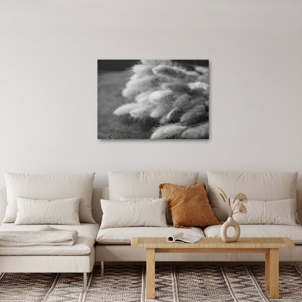 Kép - nyúlfarknyi fű az asztalon (70x50 cm)