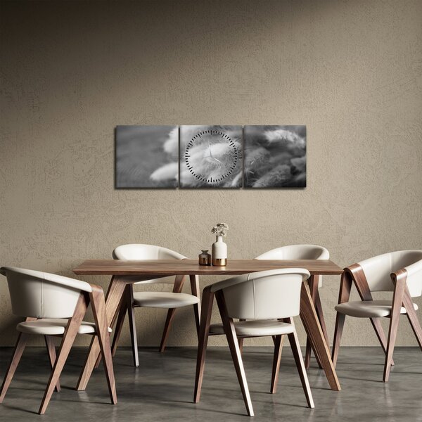 Kép - nyúlfarknyi fű az asztalon (órával) (90x30 cm)