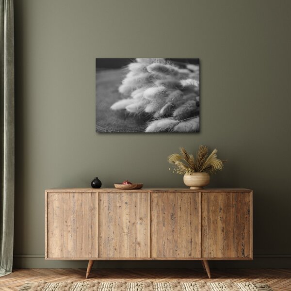 Kép - nyúlfarknyi fű az asztalon (70x50 cm)