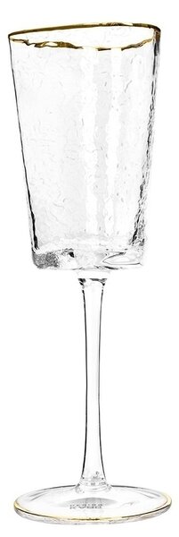 KARE Hommage Kézműves Kristály Borospohár Arany Szegéllyel 300ml