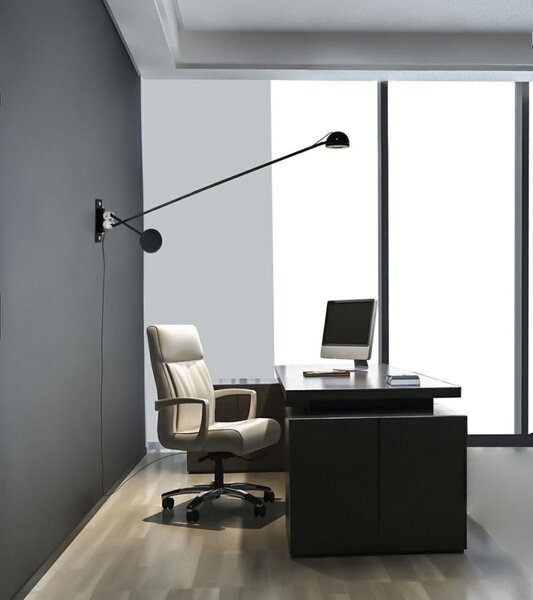 Moosee Gear LED Állítható Fali Lámpa Fekete