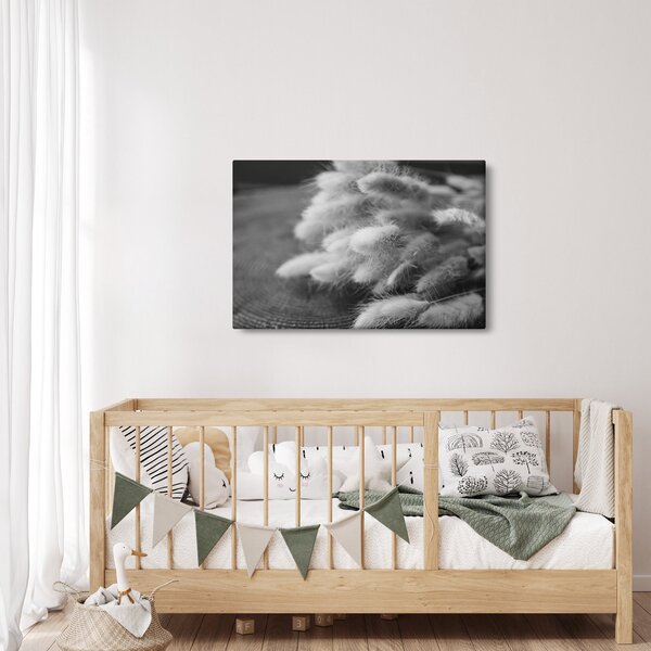 Kép - nyúlfarknyi fű az asztalon (90x60 cm)