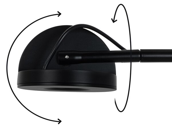 Moosee Gear LED Állítható Fali Lámpa Fekete