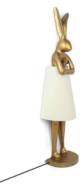 KARE Rabbit Állólámpa Polyresin Arany Nyúl 150 cm