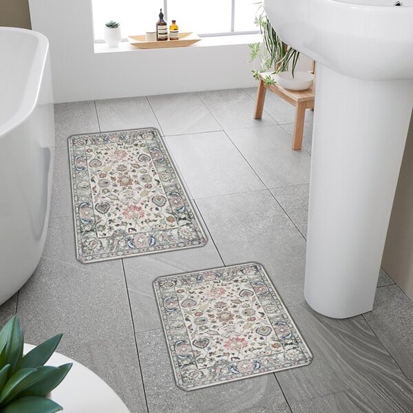 Szürke fürdőszobai kilépő szett 2 db-os 60x100 cm – Mila Home