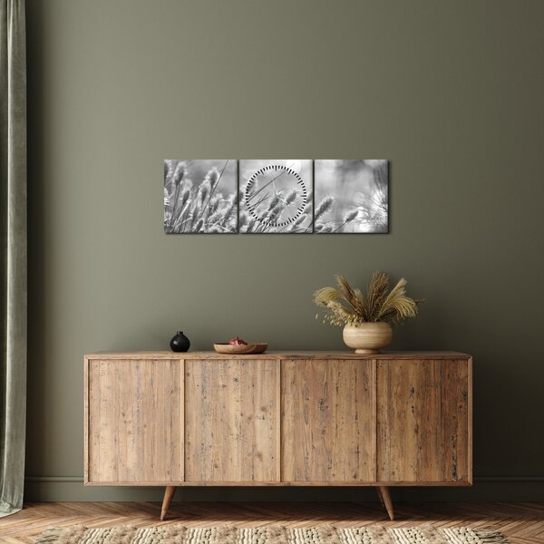 Kép - Bézs színű puha fű N⁰1 (órával) (90x30 cm)