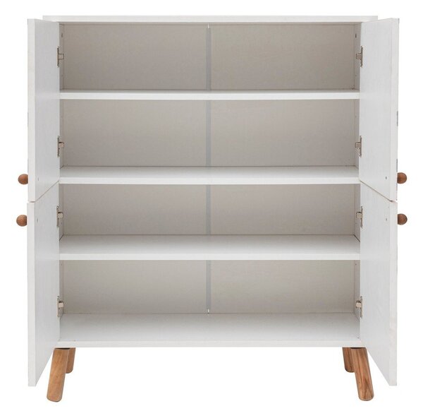 Fehér szekrény 95x111 cm Multilux – Kalune Design