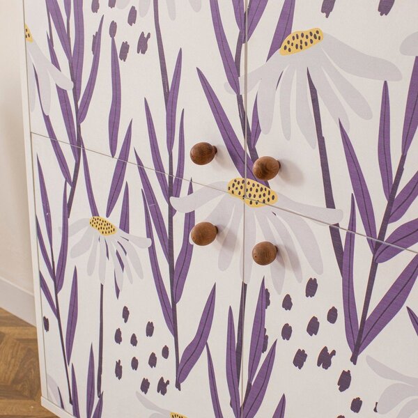 Fehér szekrény 95x111 cm Multilux – Kalune Design
