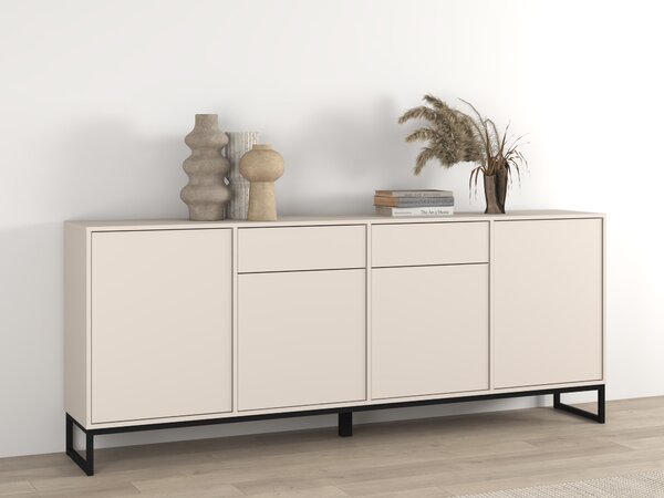 Komód Maravio 104, Laminált forgácslap, 83x209x37cm, Kasmír