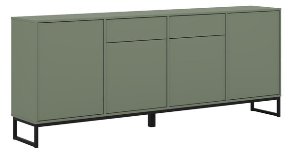 Komód Maravio 104, Laminált forgácslap, 83x209x37cm, Zöld
