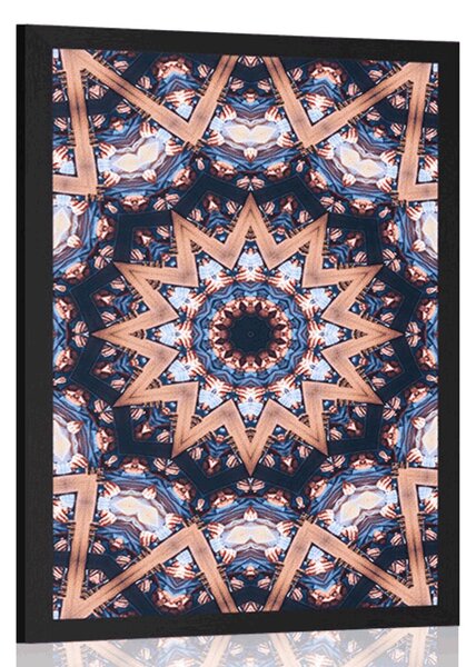 Poszter Mandala érdekes elemekkel