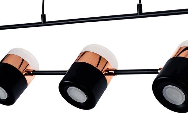 King Home Blink 3 LED Függőlámpa Fém Fekete Állítható